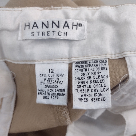 HANNAH  women's stretch capris size (12) - Picture 8 of 15